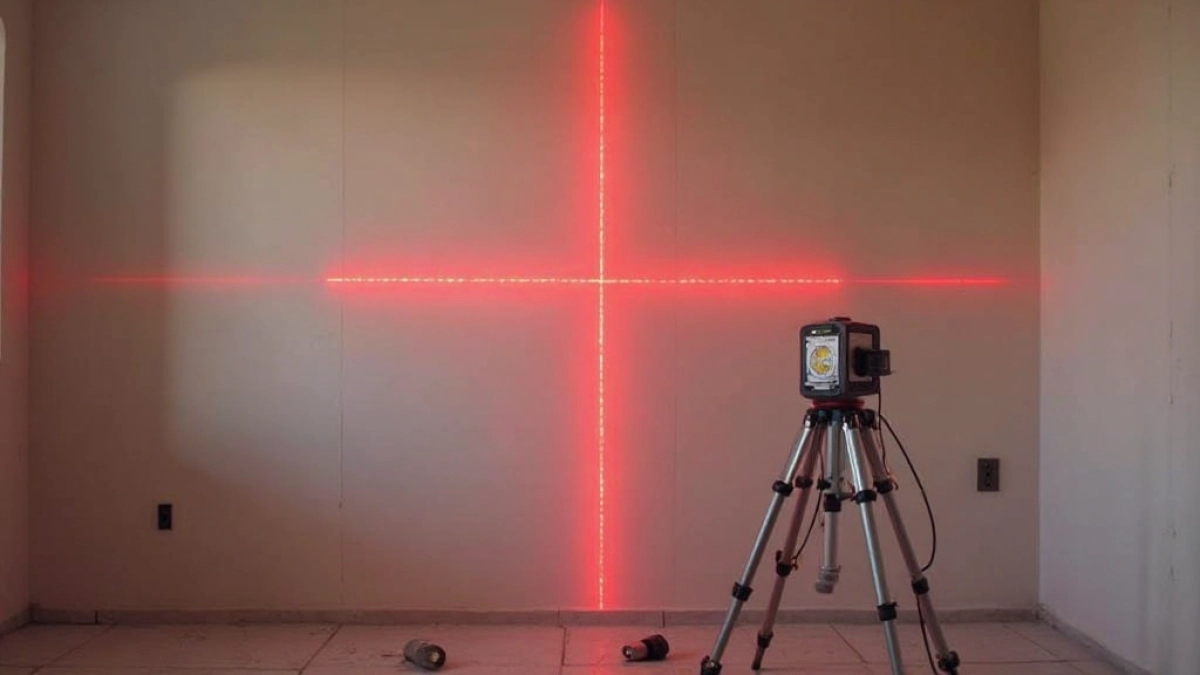 jak ustawić laser krzyżowy