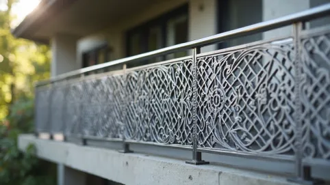 balustrady wycinane laserowo