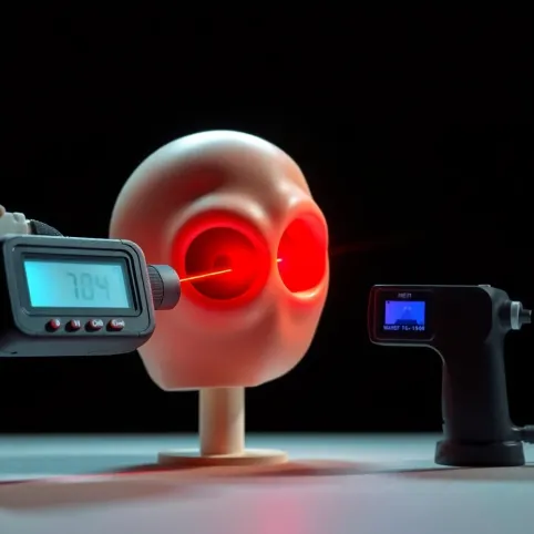 Czy czerwony laser może uszkodzić wzrok