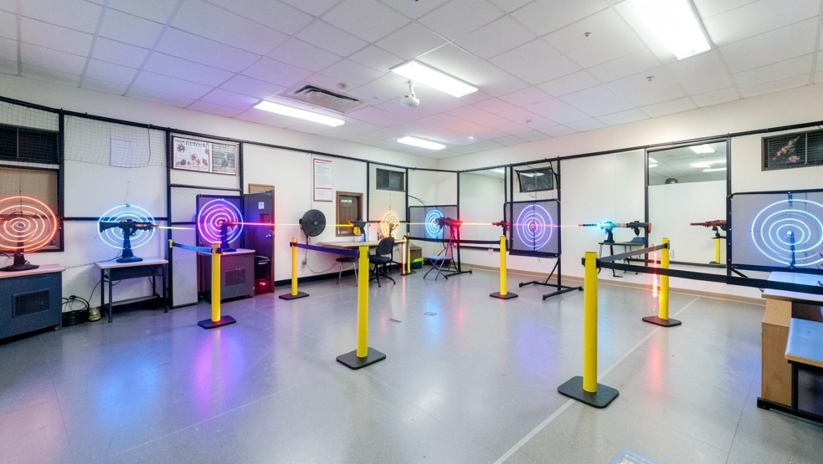 Strzelnica laserowa do szkoły